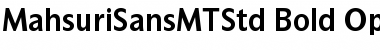 Download Mahsuri Sans MT Std Bold Font