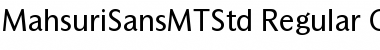 Download Mahsuri Sans MT Std Font