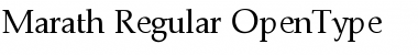 Download Marath-Regular Regular Font