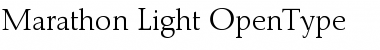 Download Marathon-Light Regular Font