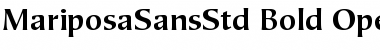 Download Mariposa Sans Std Bold Font