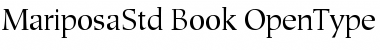 Download Mariposa Std Book Font