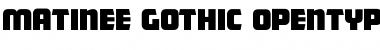 Download Matinee-Gothic Regular Font