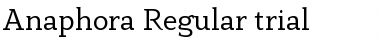 Download Anaphora  Trial Font