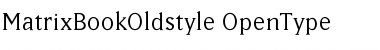 Download MatrixBookOldstyle Regular Font