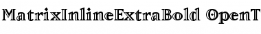 Download MatrixInlineExtraBold Bold Font