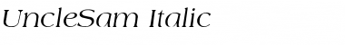 Download UncleSam-Italic Font