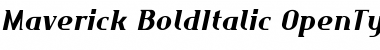 Download Maverick BoldItalic Font