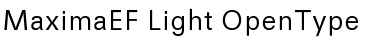 Download MaximaEF-Light Regular Font