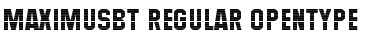 Download Maximus Regular Font
