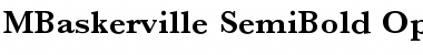 Download Baskerville Semi Bold Font