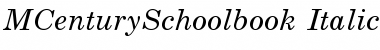 Download Century Schoolbook Italic Font