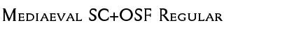 Download Mediaeval SC+OSF Regular Font