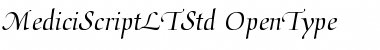 Download Medici Script LT Std Medium Font