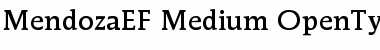 Download MendozaEF Font