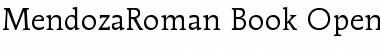 Download ITC Mendoza Roman Font