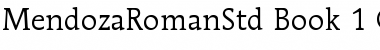 Download ITC Mendoza Roman Std Font