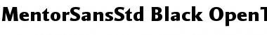 Download Mentor Sans Std Black Font