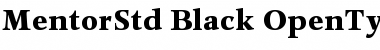 Download Mentor Std Black Font