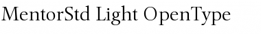 Download Mentor Std Light Font