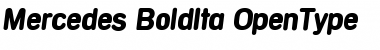Download Mercedes-BoldIta Regular Font