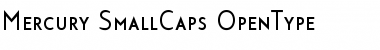 Download Mercury SmallCaps Font