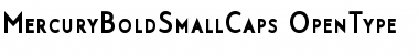 Download Mercury BoldSmallCaps Font