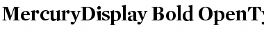 Download Mercury Display Font