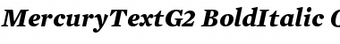 Download Mercury Text G2 Bold Italic Font
