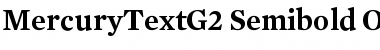 Download Mercury Text G2 Semibold Font