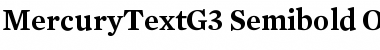 Download Mercury Text G3 Semibold Font