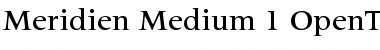 Download Meridien Medium Font