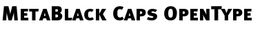Download Meta Black Caps Font
