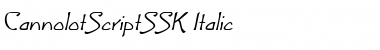 Download CannolotScriptSSK Font