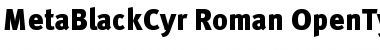 Download MetaBlackCyr-Roman Regular Font