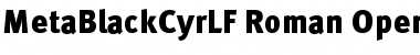 Download MetaBlackCyrLF-Roman Regular Font