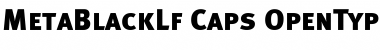 Download Meta Black Lf Caps Font