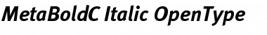 Download MetaBoldC Italic Font