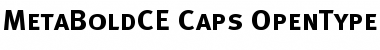 Download MetaBoldCE Caps Font