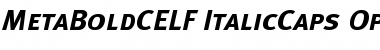 Download MetaBoldCELF ItalicCaps Font