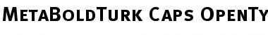 Download MetaBoldTurk Caps Font