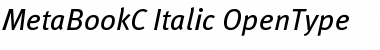 Download MetaBookC Italic Font