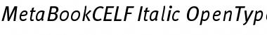 Download MetaBookCELF Italic Font
