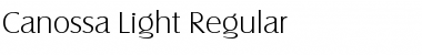 Download Canossa-Light Regular Font
