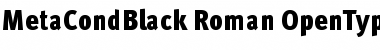 Download MetaCondBlack Roman Font