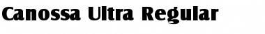 Download Canossa-Ultra Regular Font