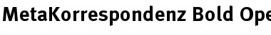 Download MetaKorrespondenz Bold Font