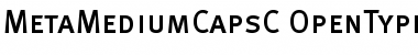 Download MetaMediumCapsC Regular Font