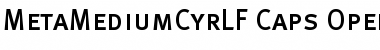 Download MetaMediumCyrLF-Caps Regular Font