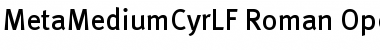 Download MetaMediumCyrLF-Roman Regular Font